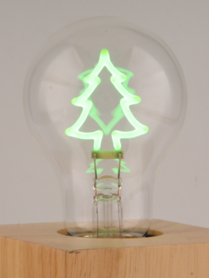 A60 Green Tree Filament Bulb
