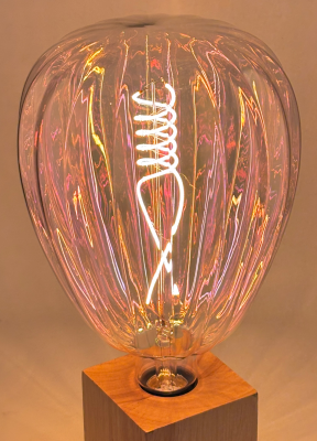 Pumpkin Colorful XXXL Glass Bulb