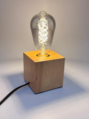 ST64 Double Helix Grey Filament Bulb