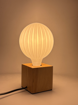 G125 Off-white XXXL Glass Bulb