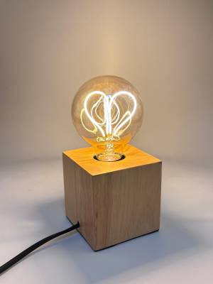 G80 Heart Amber Filament Bulb