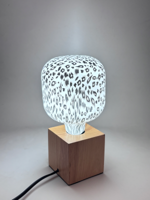 T120 Leopard Print XXXL Glass Bulb